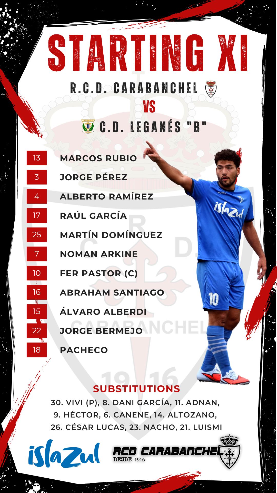 Alineacion vs Leganes B