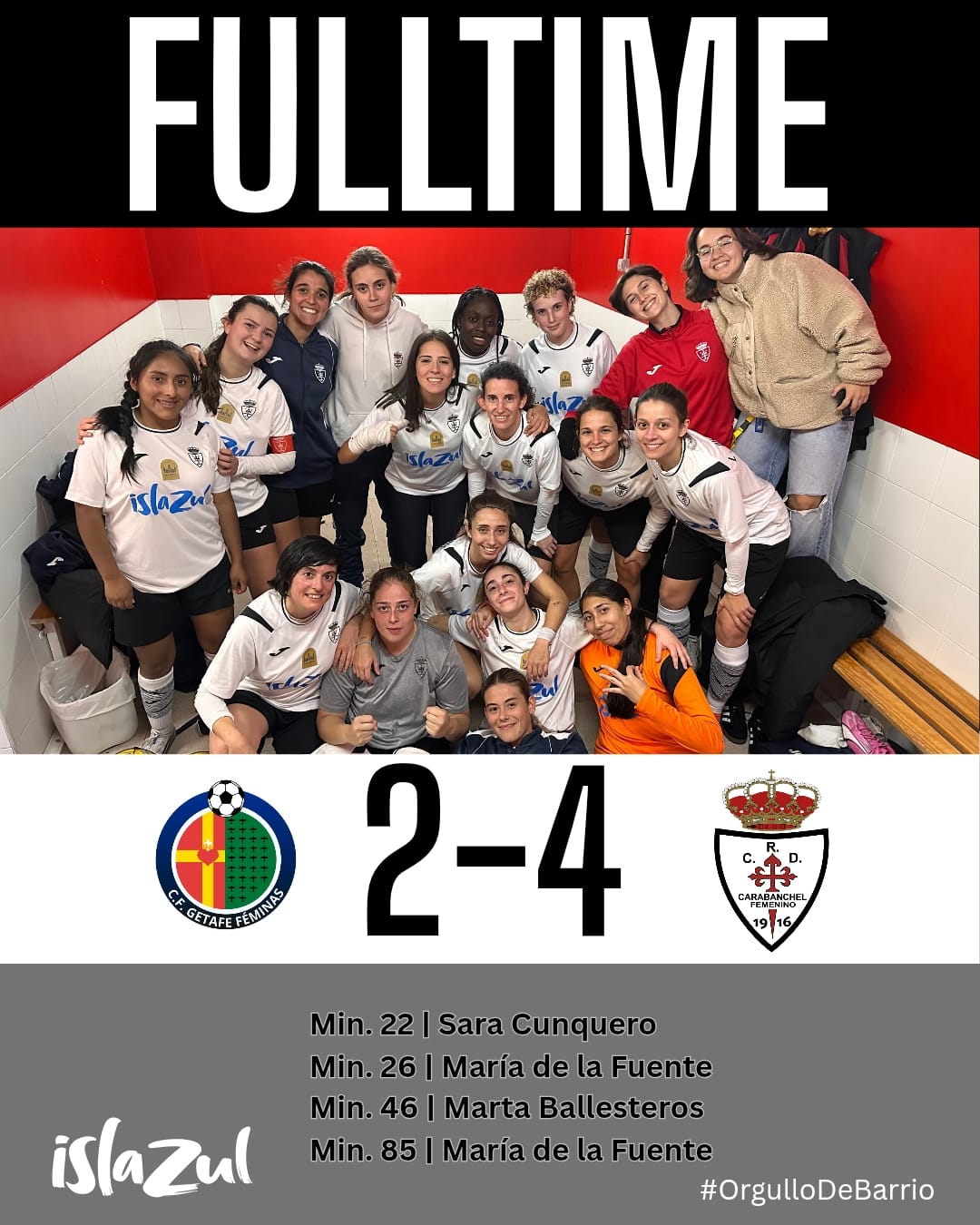 fulltime vs getafe feminas