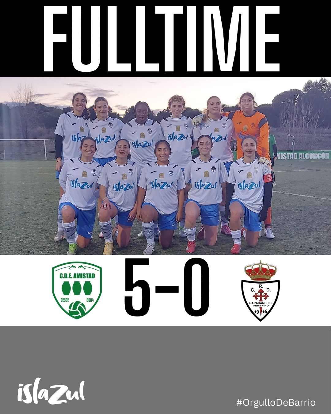 Fulltime vs Amistad Alcorcon