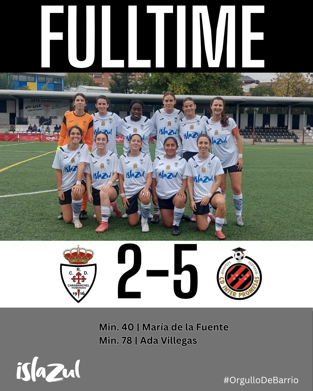 fulltime femenino vs inter promesas