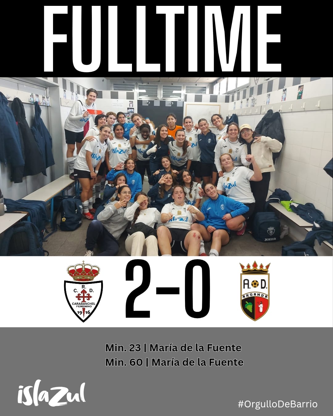 fulltime femenino vs arganda