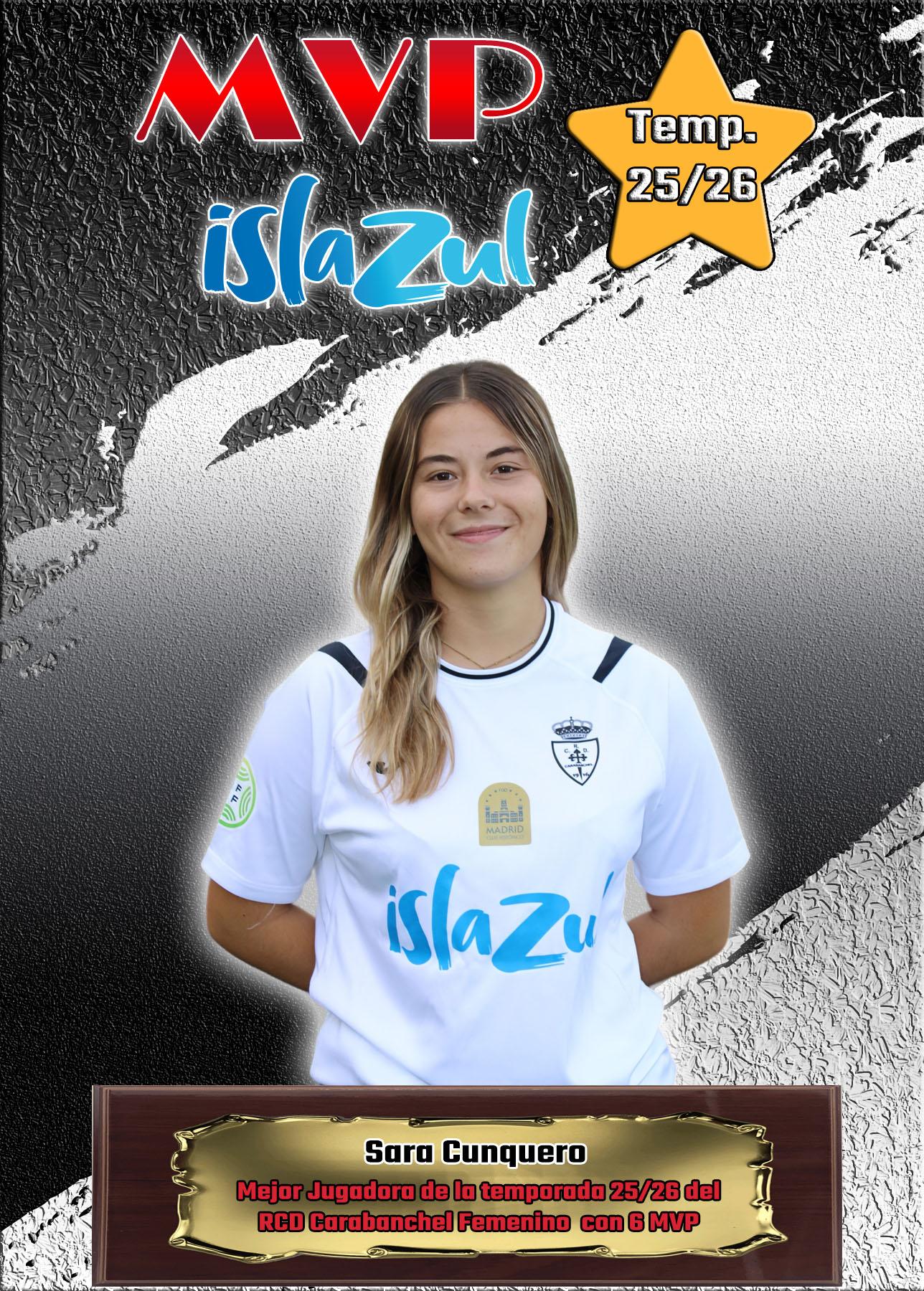 MVP de la temporada 25 26 Sara Cunquero