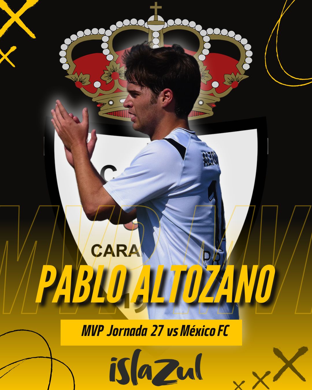 MVP de la Jornada 27 Pablo Altozano