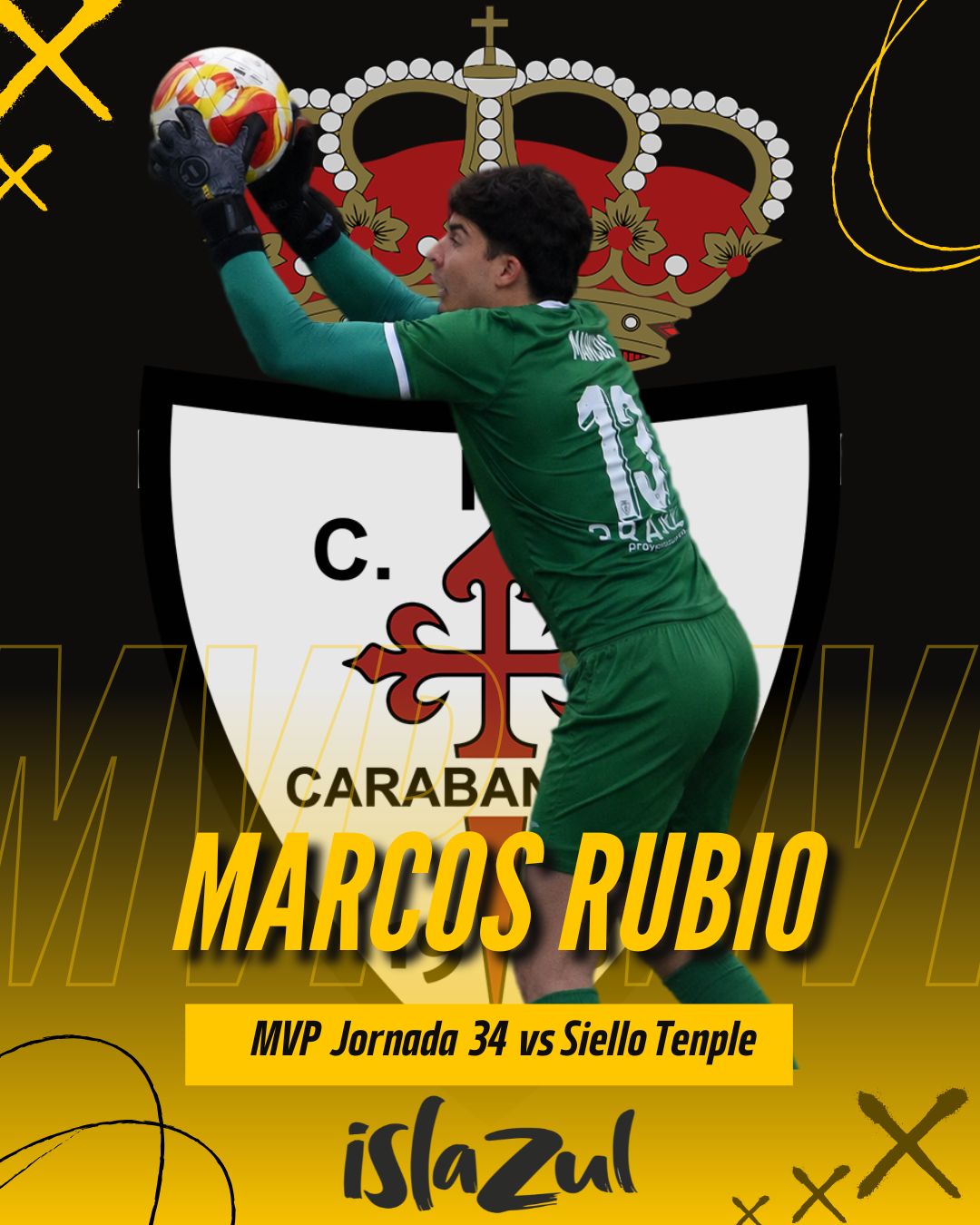 MVP de la Jornada 34 Marcos Rubio