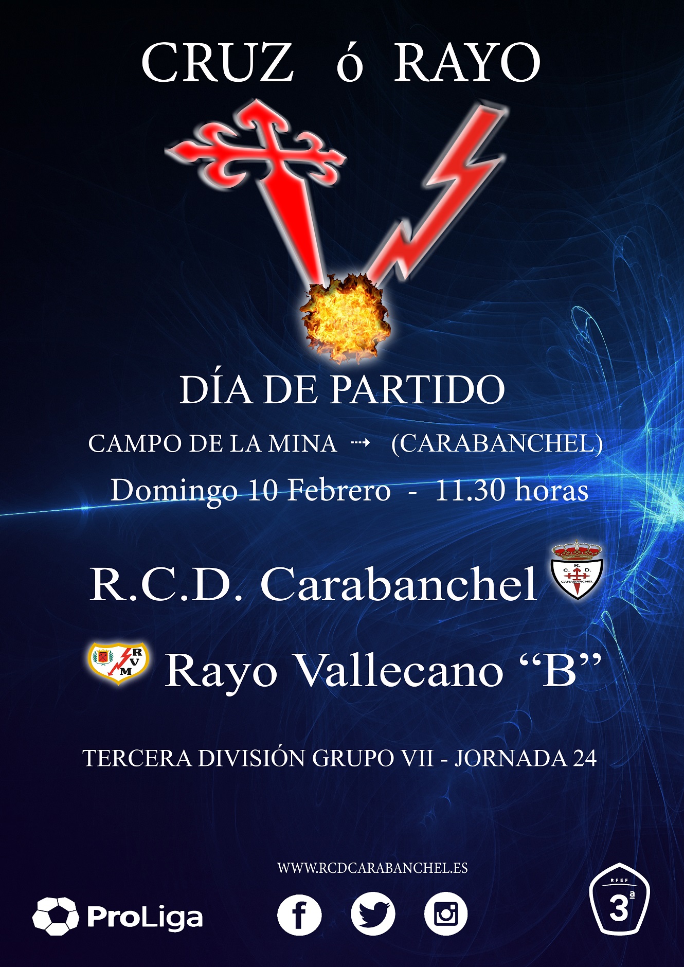 Jornada 24 RCD Carabanchel R. Vallecano B